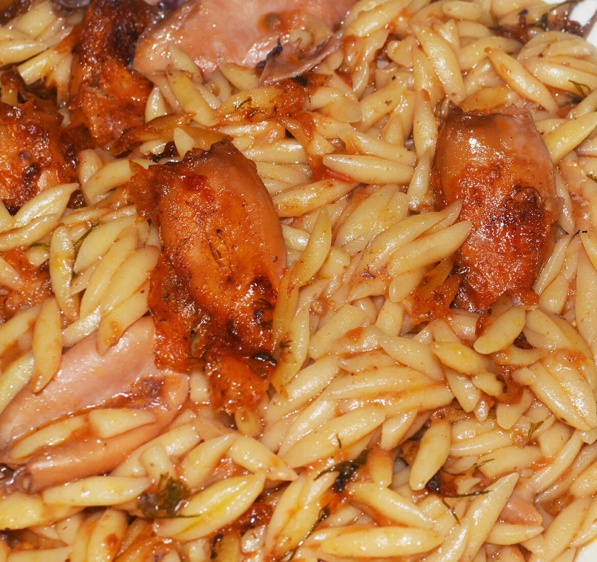 kalamarakia_kritharaki